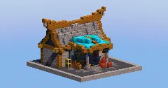 Stone Medieval Butcher House — Minecraft Build by LeonisBuilds (1)