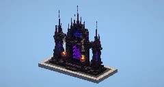 Gothic Nether Portal — Minecraft Build by LeonisBuilds (2)