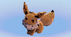 Eevee from Pokemon — Minecraft Build by LeonisBuilds (1)