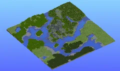 Survival Multibiome Rivers 2000x2000 Blocks Custom Map, River, Forest, Plains, Oak forest, Birch forest, Mountains, Jagged Peaks, Willow forest — Minecraft Build by LeonisBuilds (2)