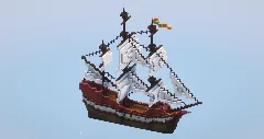 Medieval Sailboat — Minecraft Build by LeonisBuilds (2)