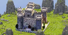 Stone Medieval Castle — Minecraft Build by StrongholdStudios (1)