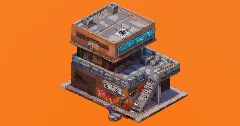 Cyberpunk Sushi Bar — Minecraft Build by StarWarsCreations (1)