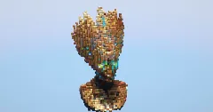 Steampunk bust small — Minecraft Build by LeonisBuilds (2)