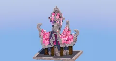 Pink Medieval Fantasy House 2 — Minecraft Build by LeonisBuilds (2)