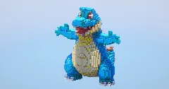 Totodile‎ — Minecraft Build by LeonisBuilds (2)
