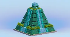 Mayan Temple Dark Prismarine — Minecraft Build by LeonisBuilds (1)