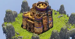 Sandstone Medieval Castle — Minecraft Build by StrongholdStudios (2)