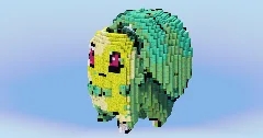 Chikorita from Pokemon — Minecraft Build by LeonisBuilds (2)