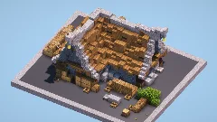 Medieval Lumberjack House — Minecraft Build by LeonisBuilds (1)