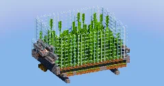 5000 Bamboo/hour Automatic Farm, Uses slimeblocks and flying machine — Minecraft Build by LeonisBuilds (2)