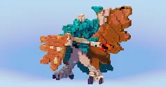 Decidueye from Pokemon — Minecraft Build by LeonisBuilds (1)