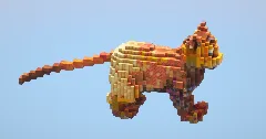 Orange Cat small — Minecraft Build by LeonisBuilds (1)