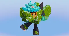 Ogerpon Teal Mask from Pokemon — Minecraft Build by LeonisBuilds (2)