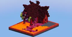 Nether Medieval Wharf — Minecraft Build by LeonisBuilds (2)