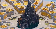 Gothic Huge Castle — Minecraft Build by GothicCathedrals (2)