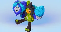 Ogerpon Wellspring Mask — Minecraft Build by LeonisBuilds (1)
