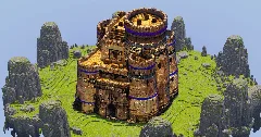 Sandstone Medieval Castle — Minecraft Build by StrongholdStudios (1)