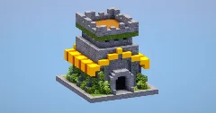 Clash of Clans Town Hall Level 8 — Minecraft Build by LeonisBuilds (1)