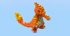 Charmeleon from Pokemon — Minecraft Build by LeonisBuilds (1)
