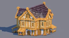 Medieval House – Fully Decorated Interior | Download — Minecraft Build by RaekonBuilds (2)
