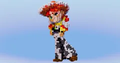 Jessie from Disney Toy Story — Minecraft Build by LeonisBuilds (2)