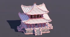 White Cherry Japanese Temple — Minecraft Build by MellowHat (2)