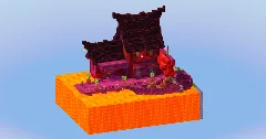 Nether House on a Dock — Minecraft Build by LeonisBuilds (1)