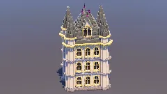 Gothic Castle Tower — Minecraft Build by MellowHat (2)