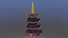 Medium Japanese Pagoda — Minecraft Build by MellowHat (1)