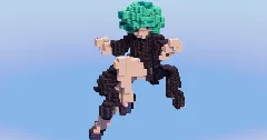 Tatsumaki from One Punch Man — Minecraft Build by LeonisBuilds (2)