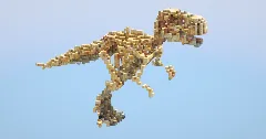 Dino Skeleton — Minecraft Build by LeonisBuilds (2)