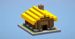 Clash of Clans Town Hall Level 2 — Minecraft Build by LeonisBuilds (2)