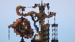 Steampunk Clock — Minecraft Build by LeonisBuilds (3)