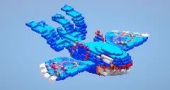 Kyogre from Pokemon — Minecraft Build by LeonisBuilds (2)