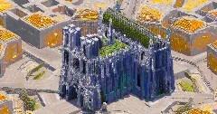 White Gothic Cathedral — Minecraft Build by GothicCathedrals (2)