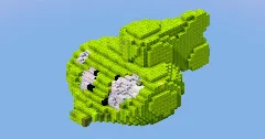 Zygarde Cell from Pokemon — Minecraft Build by LeonisBuilds (1)