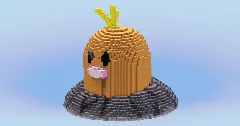 Alolan Diglett — Minecraft Build by LeonisBuilds (1)