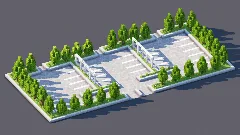 Empty Modern Parking Lot | Eco City Infrastructure — Minecraft Build by RaekonBuilds (1)