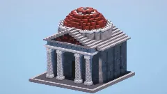 Roman Temple of Bellona — Minecraft Build by LeonisBuilds (2)
