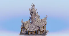 Light Gray Medieval Fantasy Castle — Minecraft Build by LeonisBuilds (2)