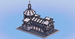 Pale Oak Medieval Church — Minecraft Build by LeonisBuilds (2)