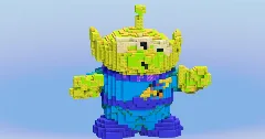 Little Green Man from Disney Toy Story — Minecraft Build by LeonisBuilds (2)