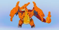 Mega Charizard Y from Pokemon — Minecraft Build by LeonisBuilds (1)