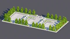 Empty Modern Parking Lot | Eco City Infrastructure — Minecraft Build by RaekonBuilds (2)