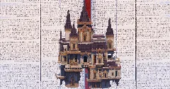 White and Brown Fantasy Castle — Minecraft Build by TheBibleOfBuilding (2)