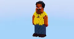 Cleveland Brown from Family Guy and The Cleveland Show — Minecraft Build by LeonisBuilds (2)