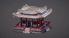 Small Gray Japanese Pagoda — Minecraft Build by MellowHat (1)