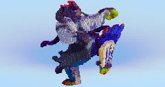 Urshifu Rapid Strike Gigantamax — Minecraft Build by LeonisBuilds (2)