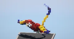 Red Parrot — Minecraft Build by LeonisBuilds (2)